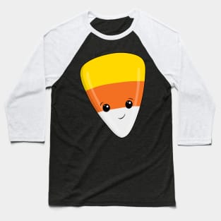 Cute Kawaii Candy Corn Baseball T-Shirt